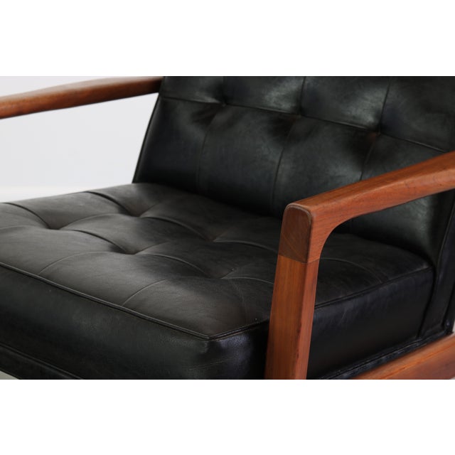 James Inc. Stately Highback Lounge Chair Attributed to Milo Baughman, USA For Sale - Image 4 of 7