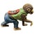 Mid-Century Style Hand Carved Fairground Carousel Inspired Monkey Sculpture For Sale - Image 4 of 8