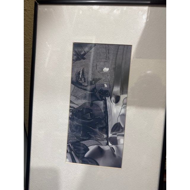 Newel Hunter Original Acrylic Abstract "Coming & Going" – Framed Under Uv Conservation Glass For Sale - Image 11 of 11