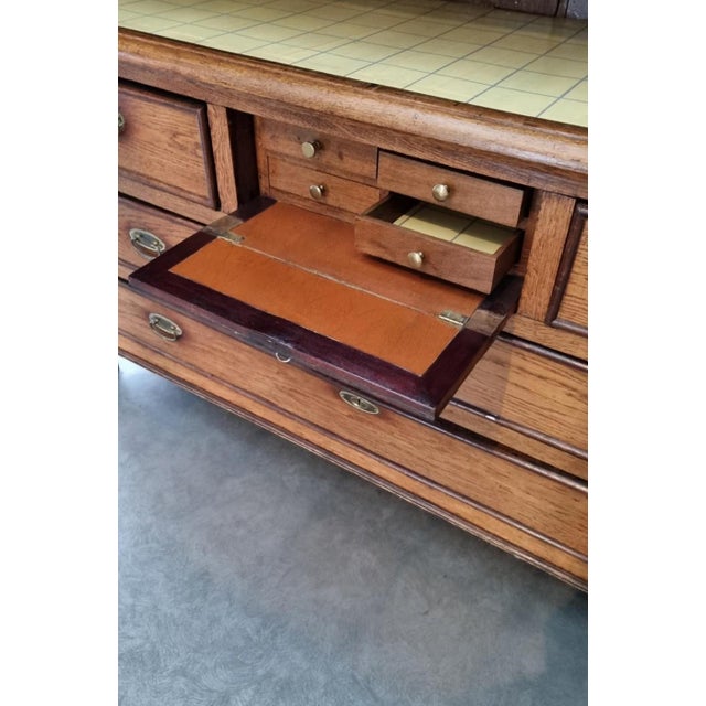 Empire Dutch Demountable Oak Cabinet with Hidden Secretary, 1820s For Sale - Image 11 of 16