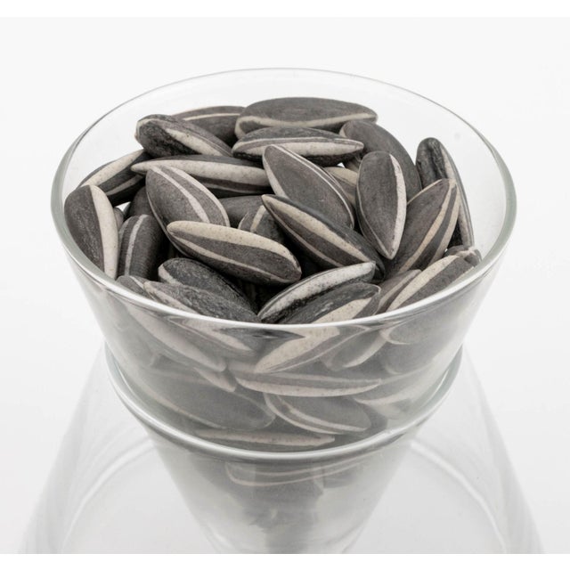 Ai Weiwei "Kui Hua Zi" Trompe l'Oeil Porcelain Sunflower Seeds in a Two-Piece Glass Vase For Sale - Image 4 of 10