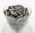 Ai Weiwei "Kui Hua Zi" Trompe l'Oeil Porcelain Sunflower Seeds in a Two-Piece Glass Vase For Sale - Image 4 of 10