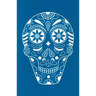 2014 "Intersections I-3" Calavera Print by Sal Muñoz For Sale