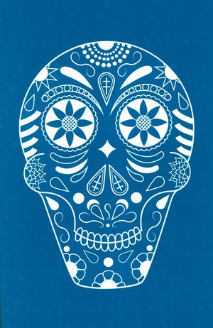 2014 "Intersections I-3" Calavera Print by Sal Muñoz