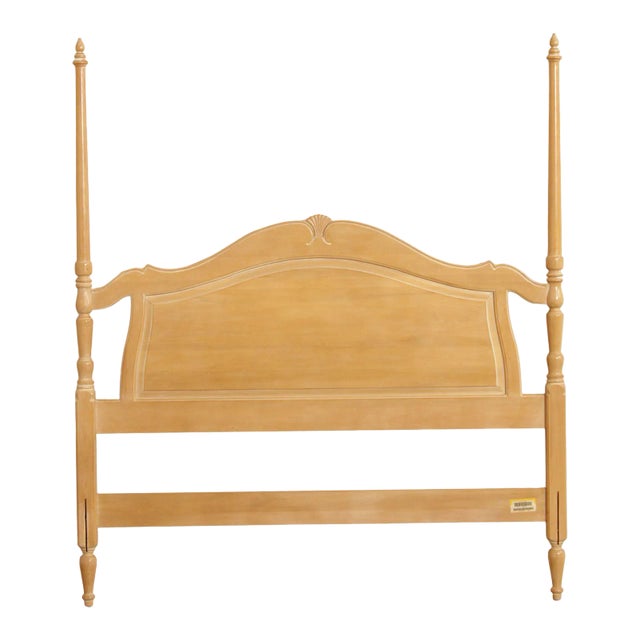 1990s Ethan Allen Country French Full Size Poster Headboard For Sale