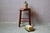 1970s Vintage Country Bohemian Stool in Wood, 1970s For Sale - Image 5 of 5