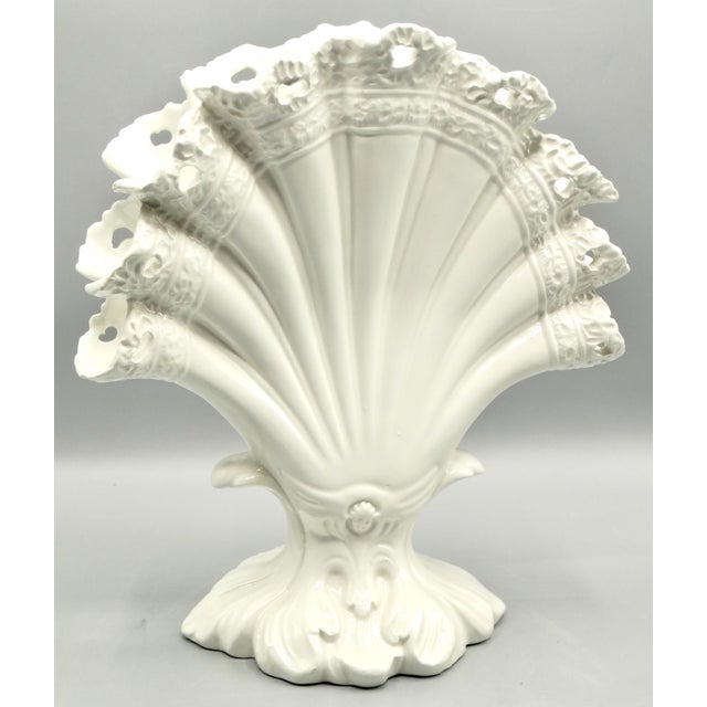 Gump's Mid Century Italian Blanc De Chine Vase | Chairish
