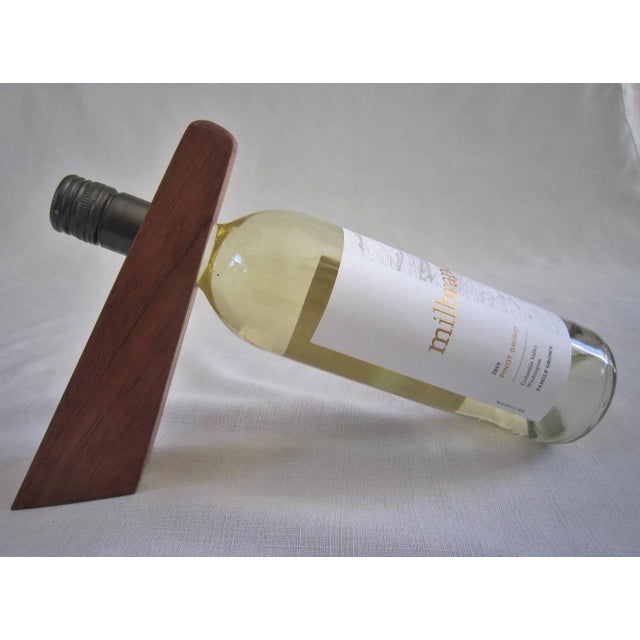 Contemporary 1970s Artisan Signed Bottle Holder For Sale - Image 3 of 6