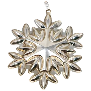 2004 Waterford Sterling Snowflake Ornament