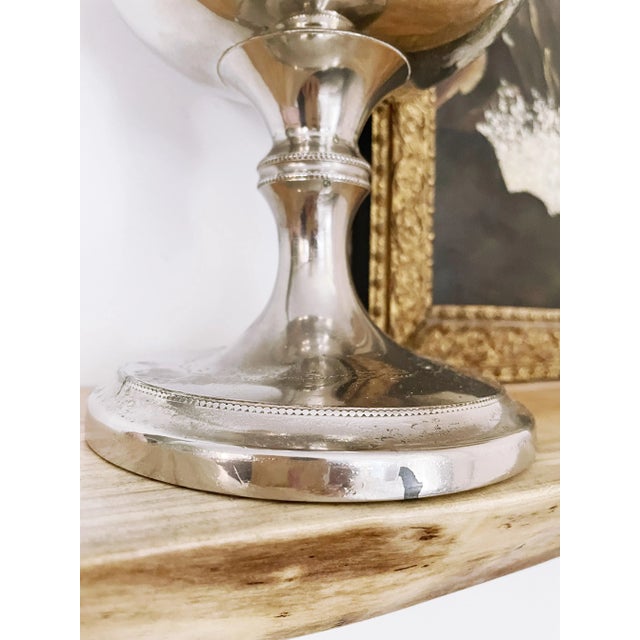 English 1902 Silver Plated English Pigeon Racing Trophy For Sale - Image 3 of 7