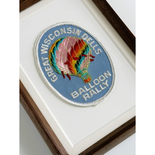 Description: Vintage Travel Patches from 1970-1990s Wisconsin Dells Balloon Rally travel patch features a hot air balloon...