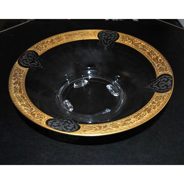 Late 19th Century French Japonisme Etched Gilt and Cut Crystal Centerpiece For Sale - Image 5 of 11