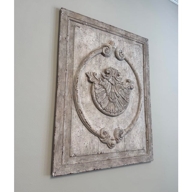 Hand cast from hardwood and composite and expertly finished with an aged gesso finish. This piece by Bliss Studio is an...