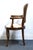 Wood High End Vintage Country French Provincial Solid Cherry Dining Arm Chair For Sale - Image 7 of 9