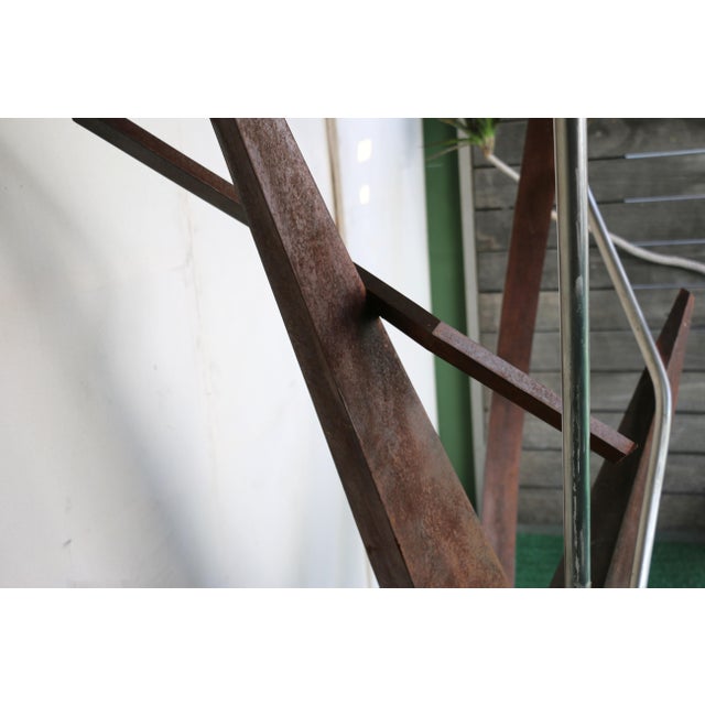Metal Monumental Metal Sculpture by Riis Burwell Studio For Sale - Image 7 of 12