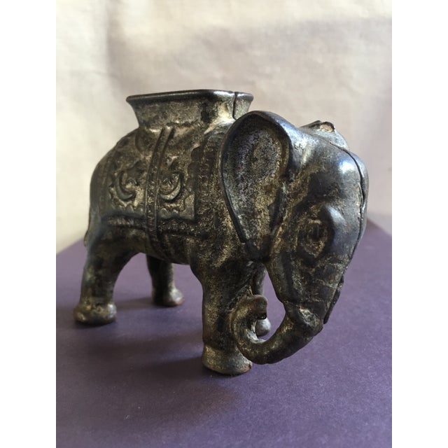 Cast Iron Elephant Bank Chairish