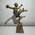 Leonildo Giannoni, Art Deco Nude Dancer with Discs, 1930s, Polychrome Bronze For Sale - Image 8 of 12