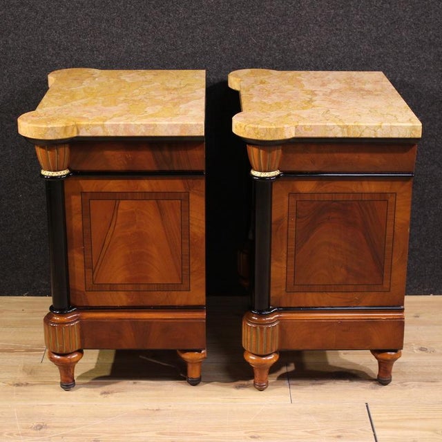Vintage Italian Bedside Tables, 1980, Set of 2 For Sale - Image 11 of 13