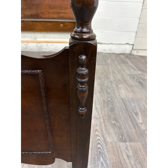 Vintage Nicholson-Kendle Furniture Full Size French Louis XV Style Bed Frame For Sale - Image 11 of 17