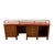 Antique Art Deco Jewelry Store Display Case Counter Walnut Bronze Glass 1920 For Sale - Image 13 of 18