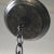 Iridescent Glass & Wrought Iron Flowers Pendant Light For Sale - Image 4 of 11