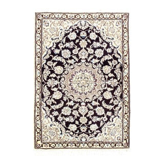 Pasargad DC Fine Hand Knotted Silk & Wool Rug For Sale