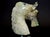 Genuine Emerald Horse Head Bust Statue Natural Gemstone For Sale - Image 9 of 11