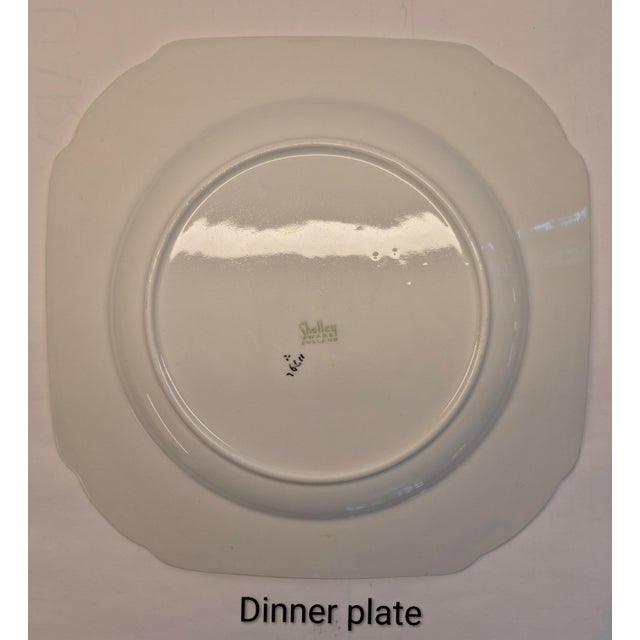 Art Deco 1960s Shelley (England) Dishware Designed by Eric Slater - 23-Piece S For Sale - Image 3 of 18