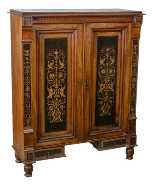 Italian Marquetry Amor & Psyche Cabinet