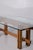 Mid-Century Modern Table attributed to Carlo Scarpa with Glass Top attributed to Carlo Scarpa, 1960s For Sale - Image 3 of 8