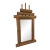 Vintage Bamboo Pagoda Mirror For Sale