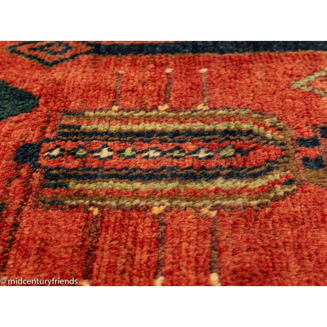 Middle Eastern Rug, 1950s For Sale - Image 11 of 14
