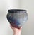Black Large Raku Pot Vase For Sale - Image 8 of 9