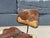 Black 1950s Early Eames style DCM Dining Chair With Original Hair on Hide Upholstery, Cowhide For Sale - Image 8 of 16