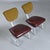 Burgundy Pair of Jordan Mozer for Disney Quest Chicago Aluminum Armillary Chairs For Sale - Image 8 of 11