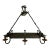 Early 20th Century French Wrought Iron Chandelier For Sale