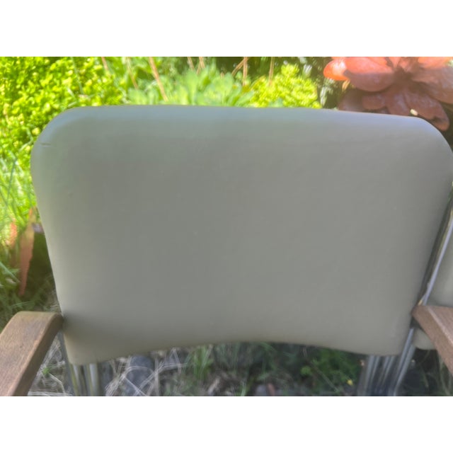 Vintage Chromcraft/Royal Metal Craft Style Double Chair Bench For Sale - Image 9 of 12