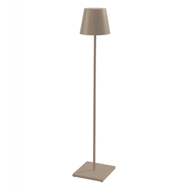 Contemporary Zafferano Poldina XXL Indoor/Outdoor Cordless Floor Lamp, Sand For Sale - Image 3 of 3