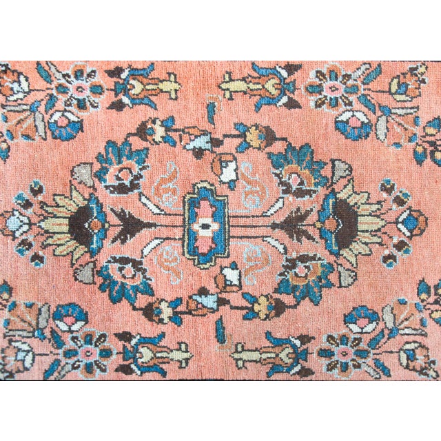 Early 20th Century Early 20th Century Persian Lilihan Rug For Sale - Image 5 of 14