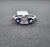 Early 21st Century 2.00 Ct Natural Diamond & Sapphire Ring Size 7 For Sale - Image 5 of 9