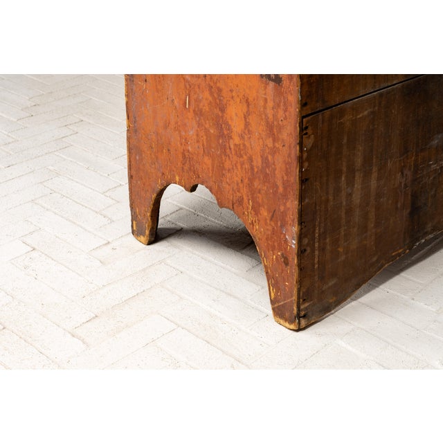 Antique Vermont Grain Painted Blanket Chest For Sale - Image 18 of 18