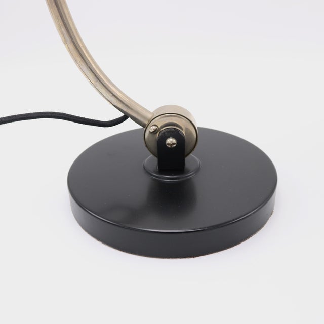 Desk Light in the style of Christian Dell, former director of the metal workshop at Bauhaus until his dismissal by the...