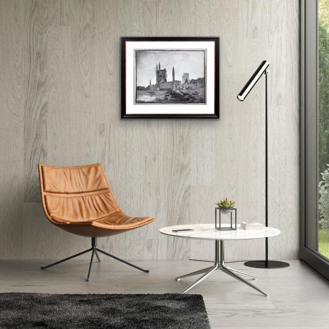 Leopold Halvoet, World War 1 Ww1 Trench Art, Belgian Soldier, Arras, France, 1915, Charcoal & Paper, Framed For Sale - Image 10 of 18