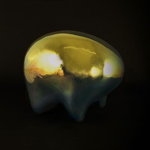 Gold of the Neo Habitat Sculptural Object by Caspi Ceramics Nl For Sale - Image 17 of 18