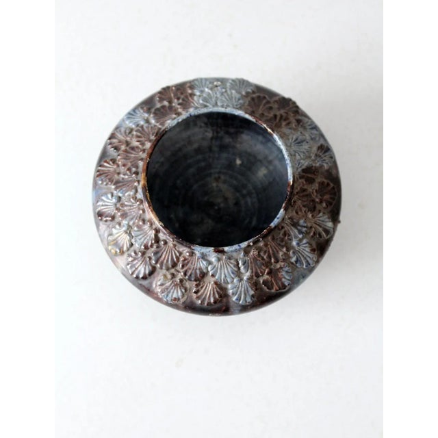 Antique Three Footed Bowl Vase For Sale - Image 6 of 9