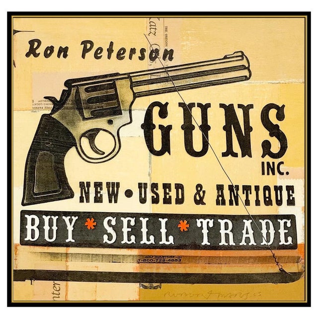 Message us to inquire about custom framing options! (Included for free with every purchase) The artwork here, "Peterson...