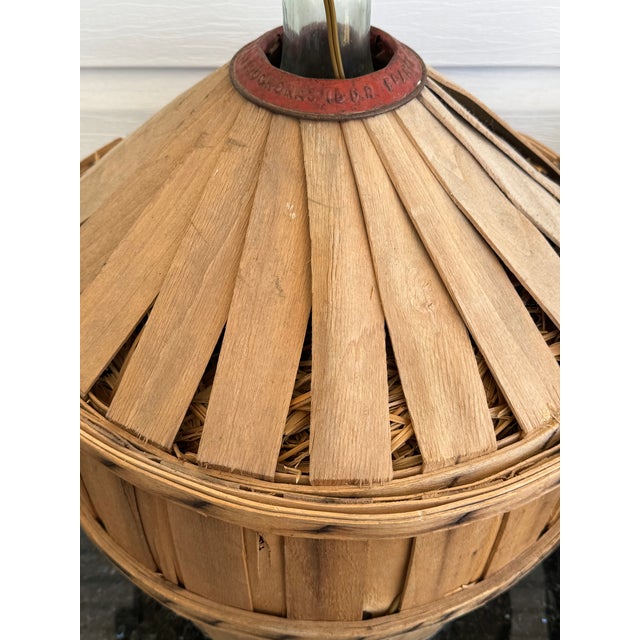 Antique Crated French Demijohn Lamps - a Pair For Sale - Image 10 of 10