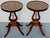 Pair of American Folk Art Inlaid Lyre-Form Tables, circa 1900 For Sale - Image 4 of 10