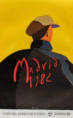 1982 Eduardo Arroyo Madrid Lithograph Poster