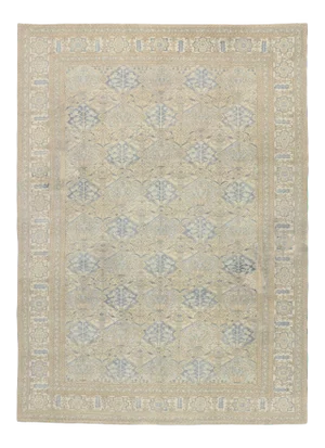 Garden Design Vintage Turkish Oushak Rug - 08'11 X 12'04